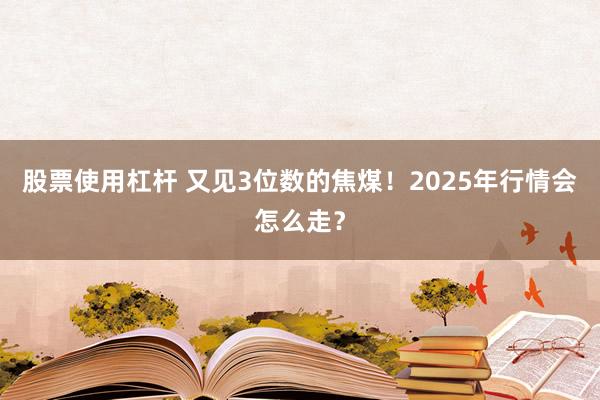 股票使用杠杆 又见3位数的焦煤！2025年行情会怎么走？